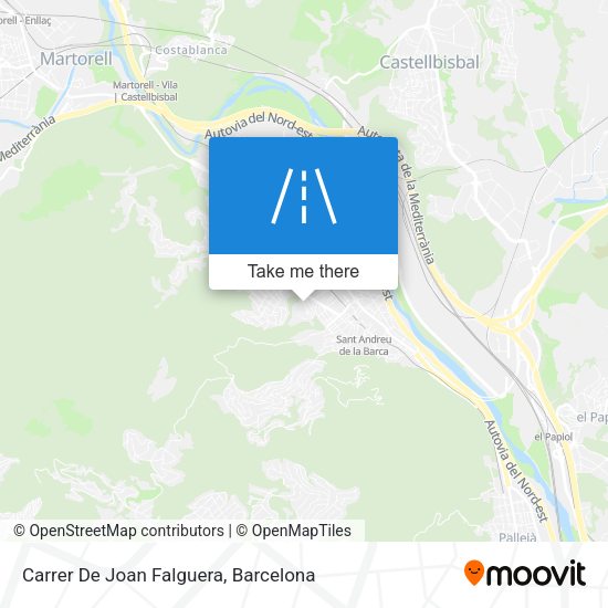 Carrer De Joan Falguera map