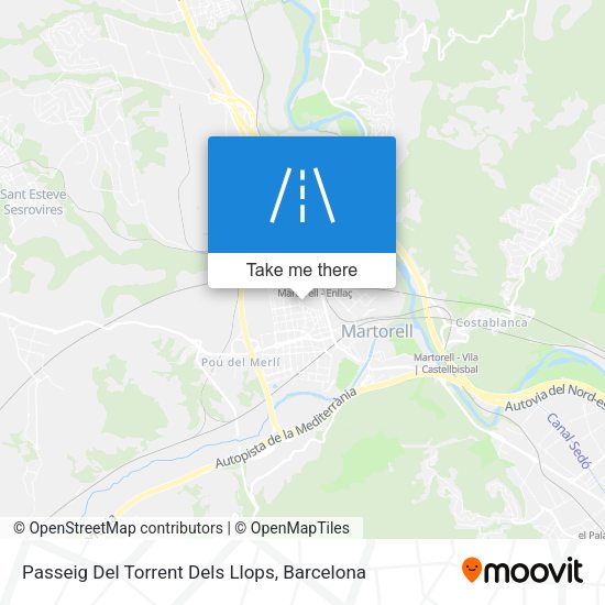 Passeig Del Torrent Dels Llops map