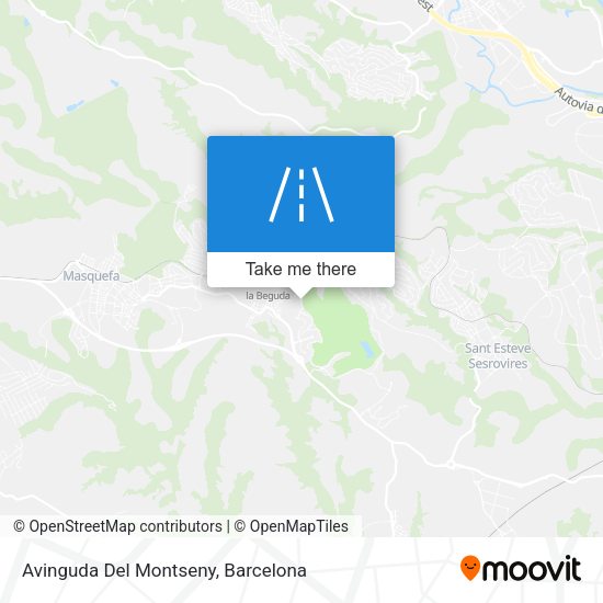 Avinguda Del Montseny map