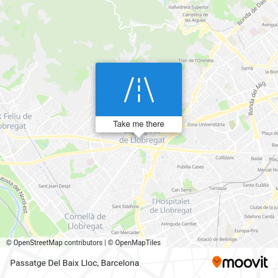 Passatge Del Baix Lloc map