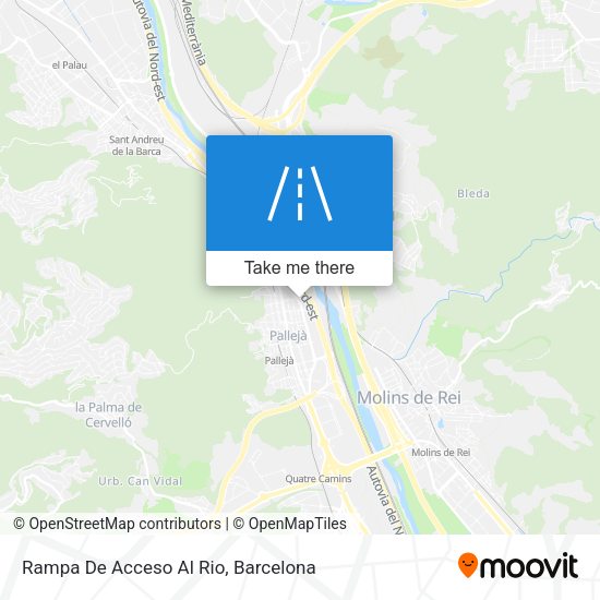 Rampa De Acceso Al Rio map