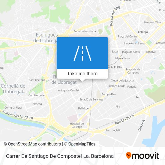Carrer De Santiago De Compostel·La map