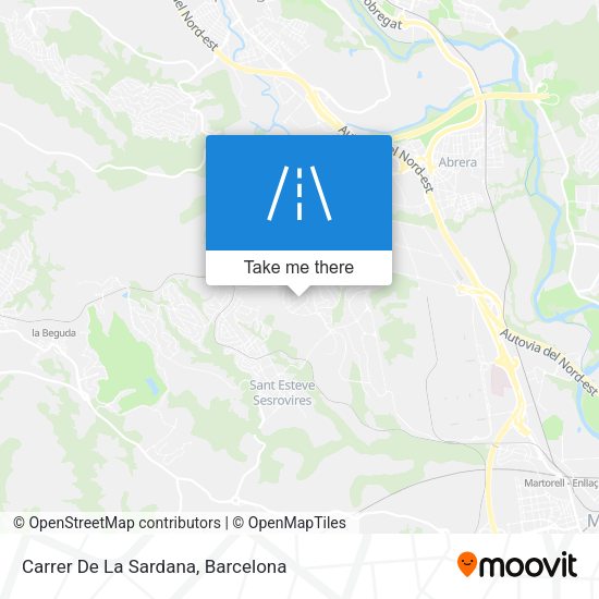 Carrer De La Sardana map