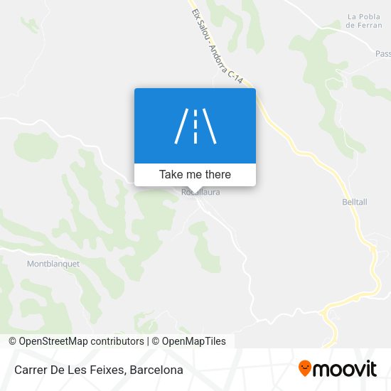 Carrer De Les Feixes map