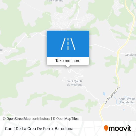 Camí De La Creu De Ferro map