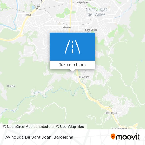 Avinguda De Sant Joan map