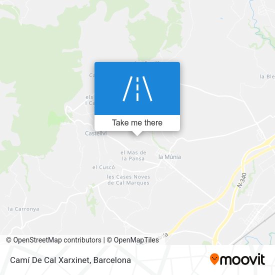 Camí De Cal Xarxinet map