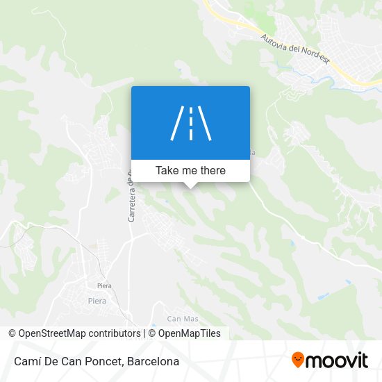 Camí De Can Poncet map