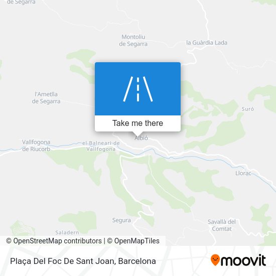 Plaça Del Foc De Sant Joan map