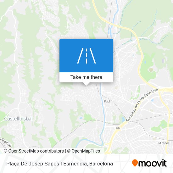 Plaça De Josep Sapés I Esmendia map