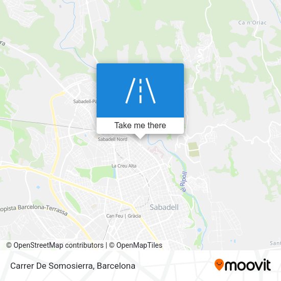 Carrer De Somosierra map