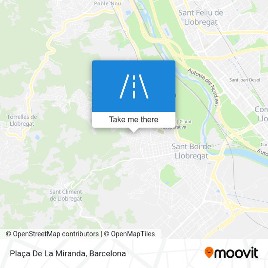 Plaça De La Miranda map