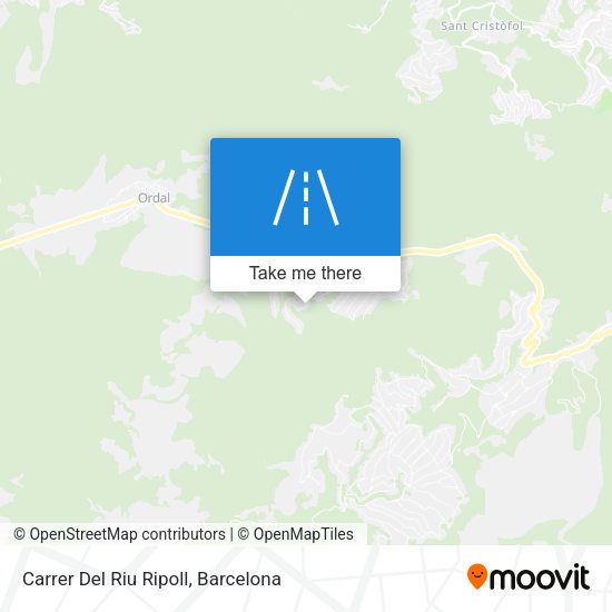 Carrer Del Riu Ripoll map