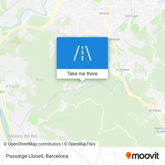 Passatge Llunell map