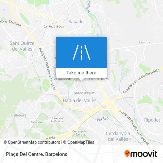 Plaça Del Centre map