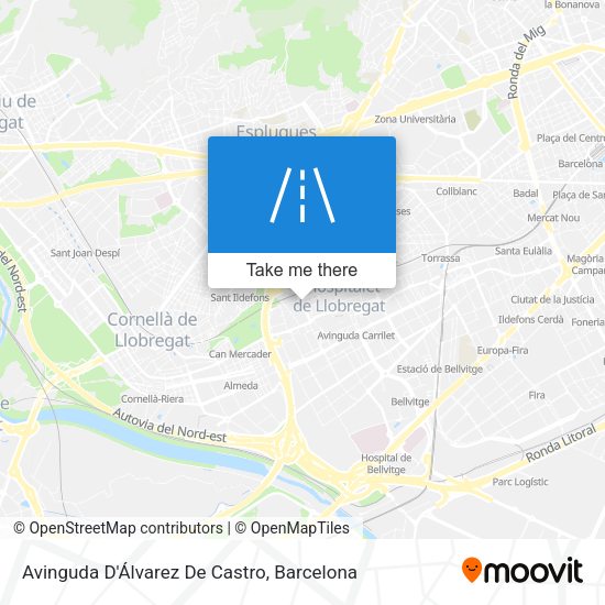 Avinguda D'Álvarez De Castro map