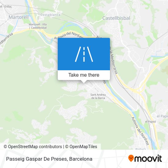 Passeig Gaspar De Preses map