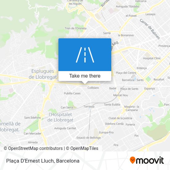Plaça D'Ernest Lluch map
