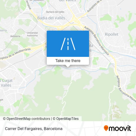 Carrer Del Fargaires map