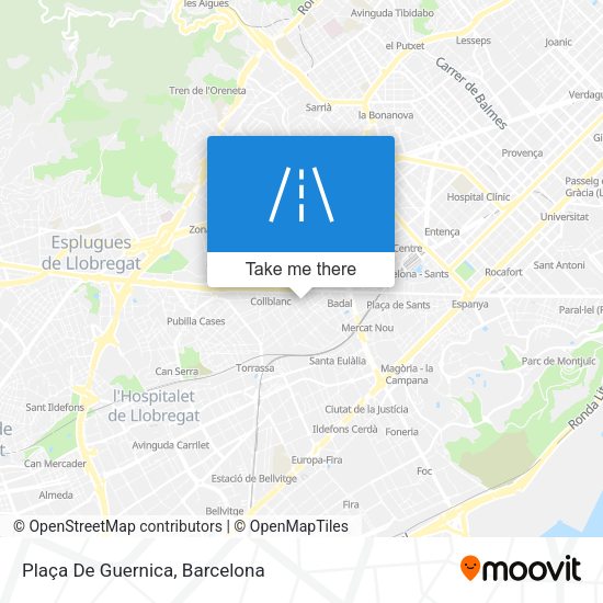Plaça De Guernica map