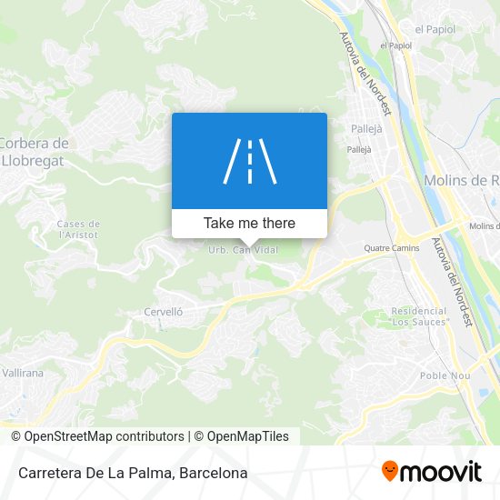 Carretera De La Palma map