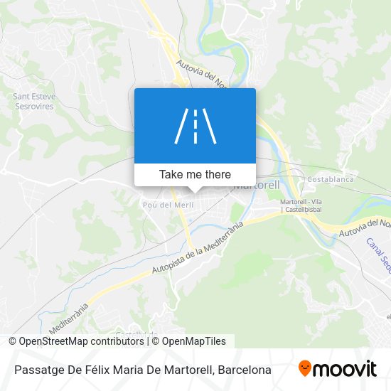 Passatge De Félix Maria De Martorell map