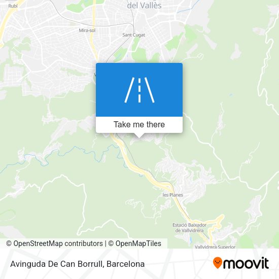 Avinguda De Can Borrull map