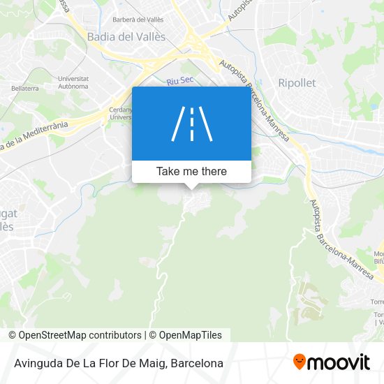 Avinguda De La Flor De Maig map