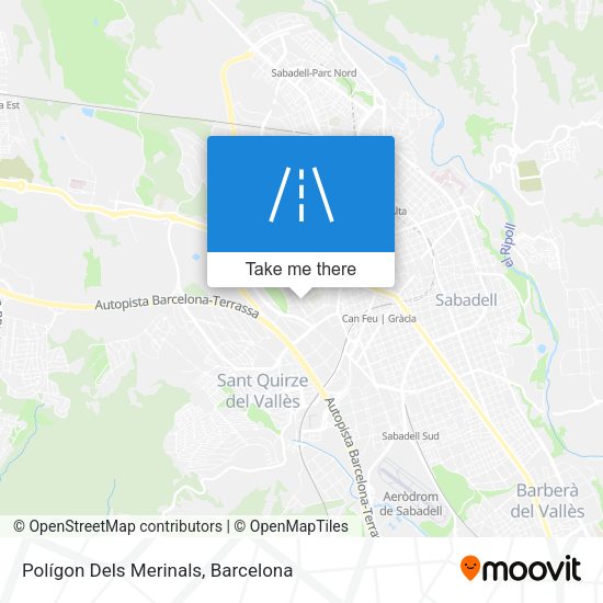 Polígon Dels Merinals map