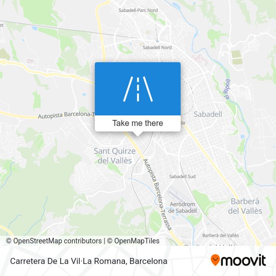 Carretera De La Vil·La Romana map
