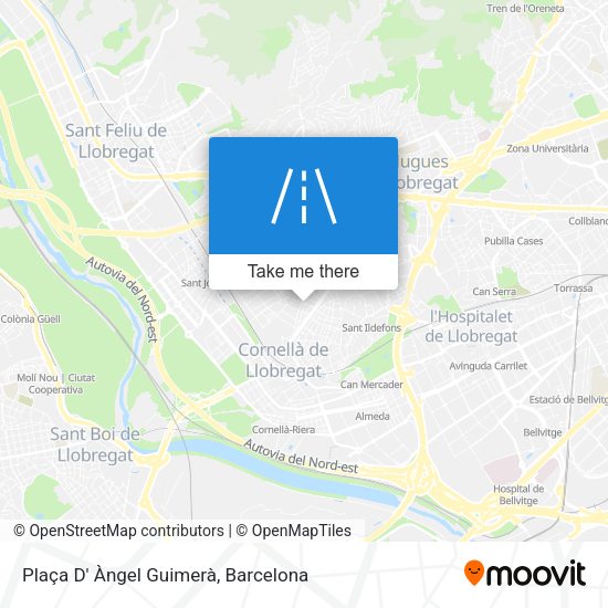 Plaça D' Àngel Guimerà map