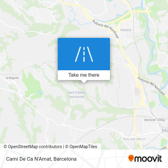 Camí De Ca N'Amat map