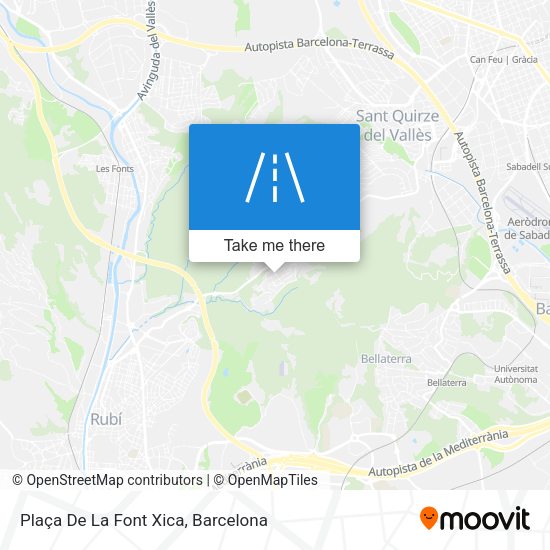 Plaça De La Font Xica map