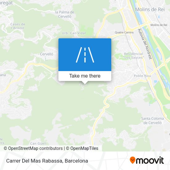 Carrer Del Mas Rabassa map