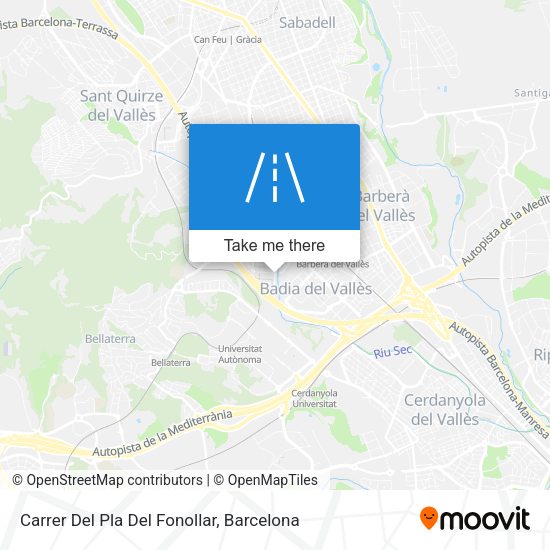 Carrer Del Pla Del Fonollar map