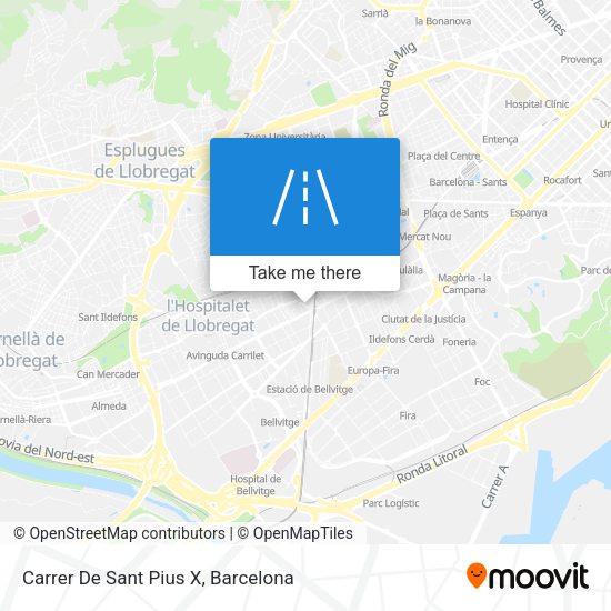 Carrer De Sant Pius X map