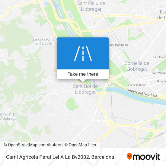 Camí Agricola Paral·Lel A La Bv2002 map