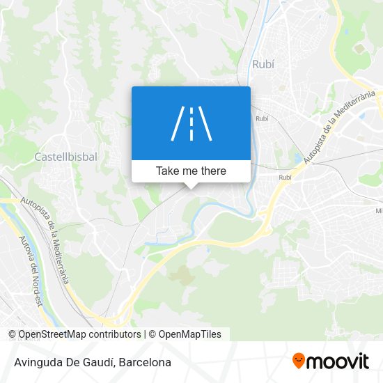 Avinguda De Gaudí map