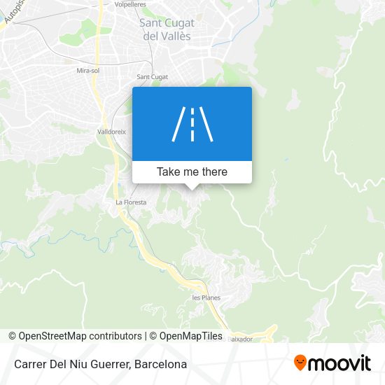 Carrer Del Niu Guerrer map