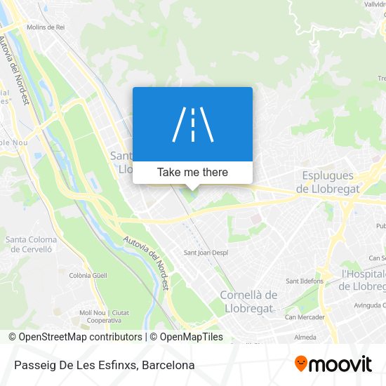 Passeig De Les Esfinxs map