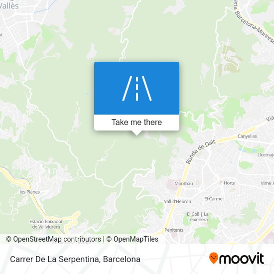 Carrer De La Serpentina map