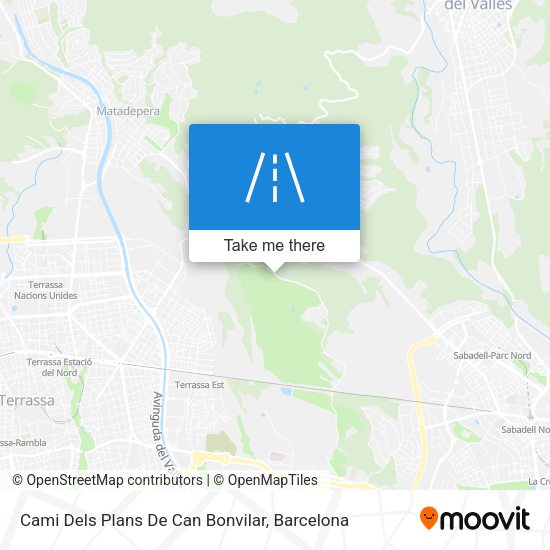 Cami Dels Plans De Can Bonvilar map