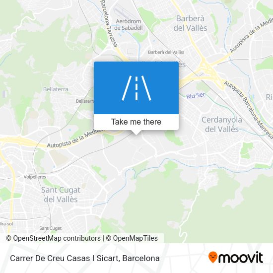 Carrer De Creu Casas I Sicart map