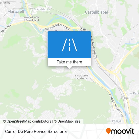 Carrer De Pere Rovira map