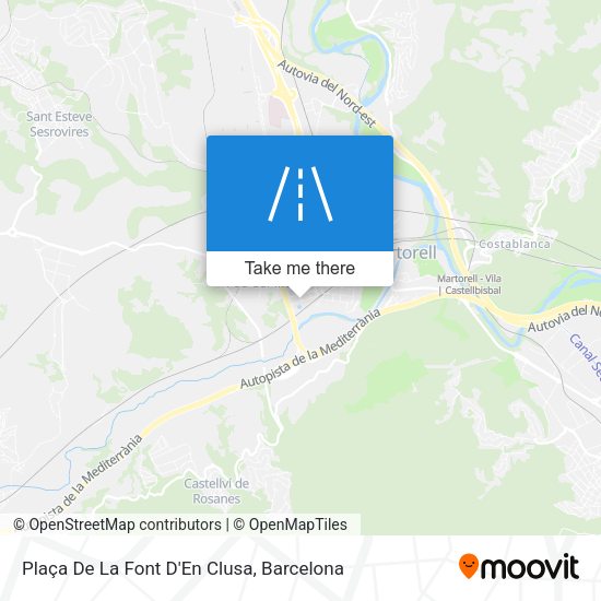 Plaça De La Font D'En Clusa map