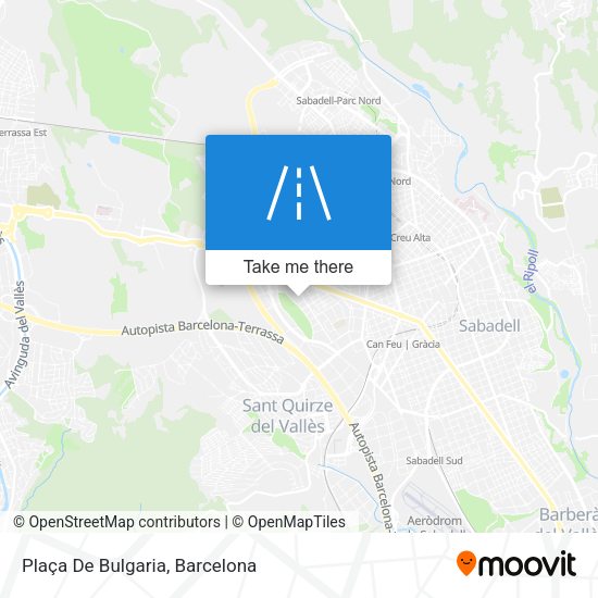 Plaça De Bulgaria map