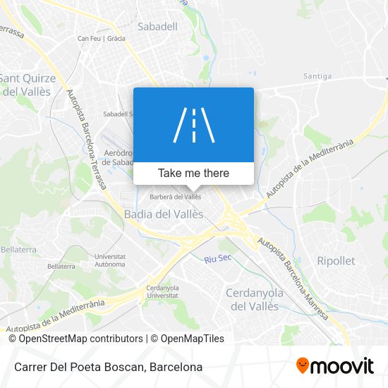 Carrer Del Poeta Boscan map