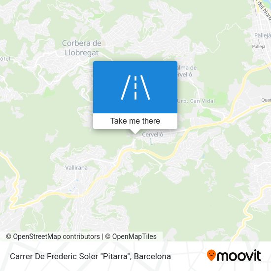 Carrer De Frederic Soler "Pitarra" map