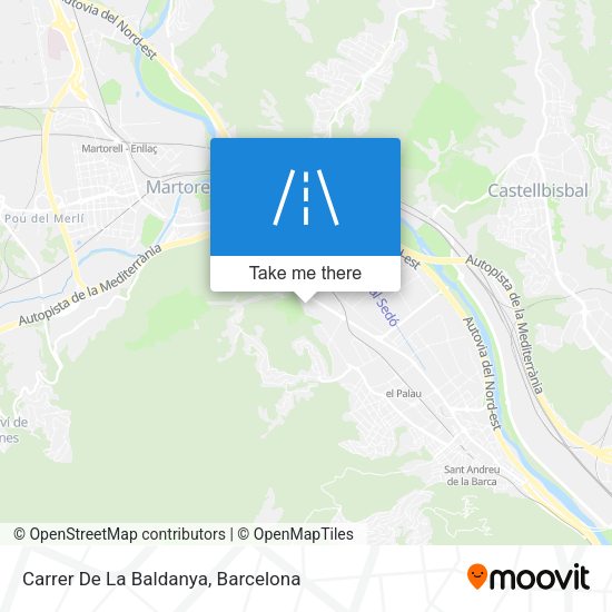 Carrer De La Baldanya map