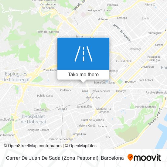 Carrer De Juan De Sada (Zona Peatonal) map